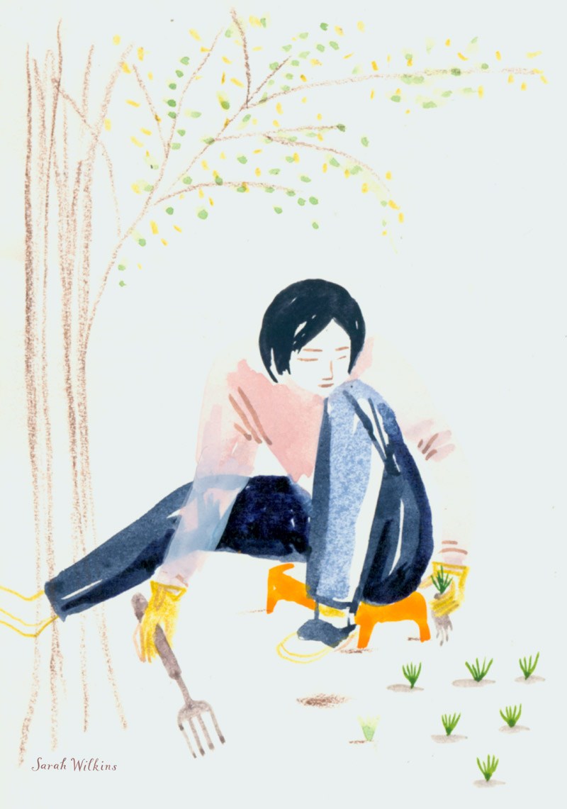 800x1141 Sarah Wilkins Sketch Gardener - Gardener Sketch