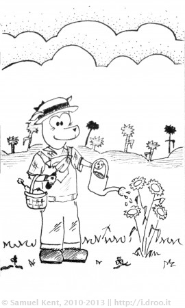 270x450 Sketch Gardener Dog I Drew It! By Samuel Kent - Gardener Sketch