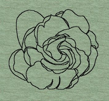 354x328 Gardenia Outline Aesthetical. Tattoos, Gardenia - Gardenia Sketch