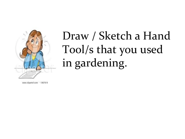 638x479 Lesson 1 Use Of Farm Tools And Equipment - Gardening Tools Sketch