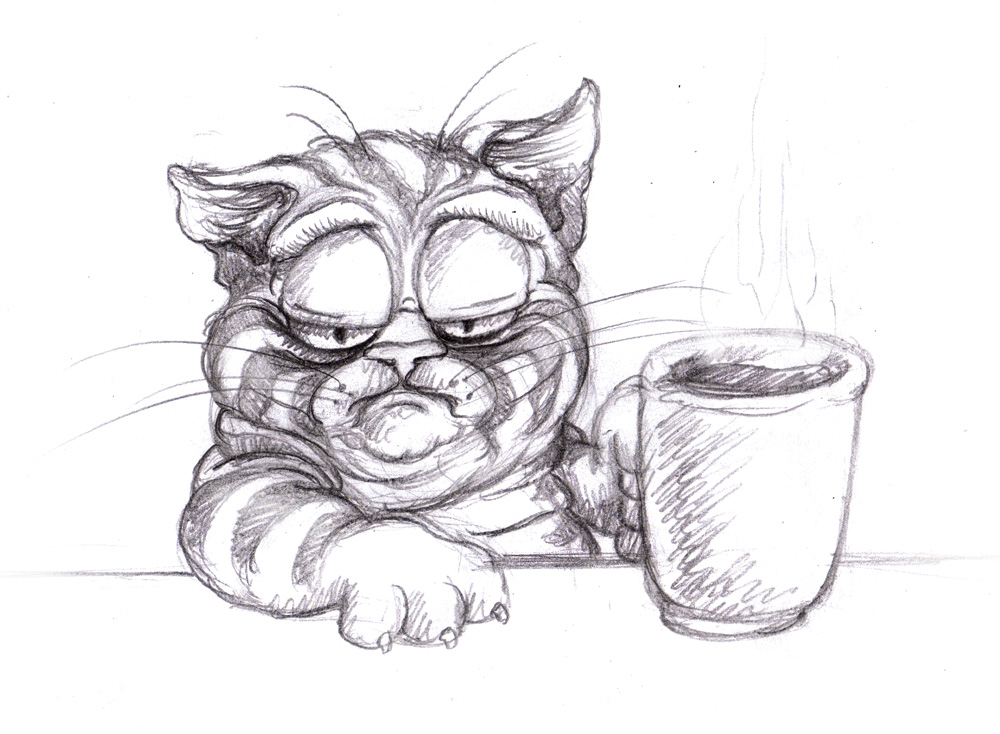 1000x734 Magellin . Blog Garfield Sketch - Garfield Sketch