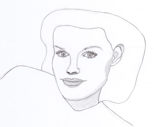 600x495 Judy Garland A Stream Of Milk - Garland Sketch