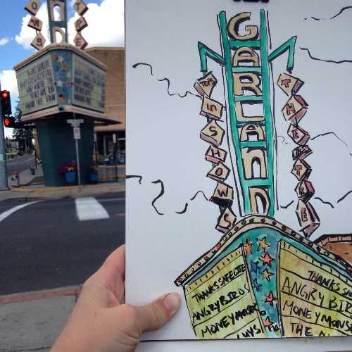 500x500 Northwest Tickets Garland Sketch Crawl With Megan Perkins - Garland Sketch
