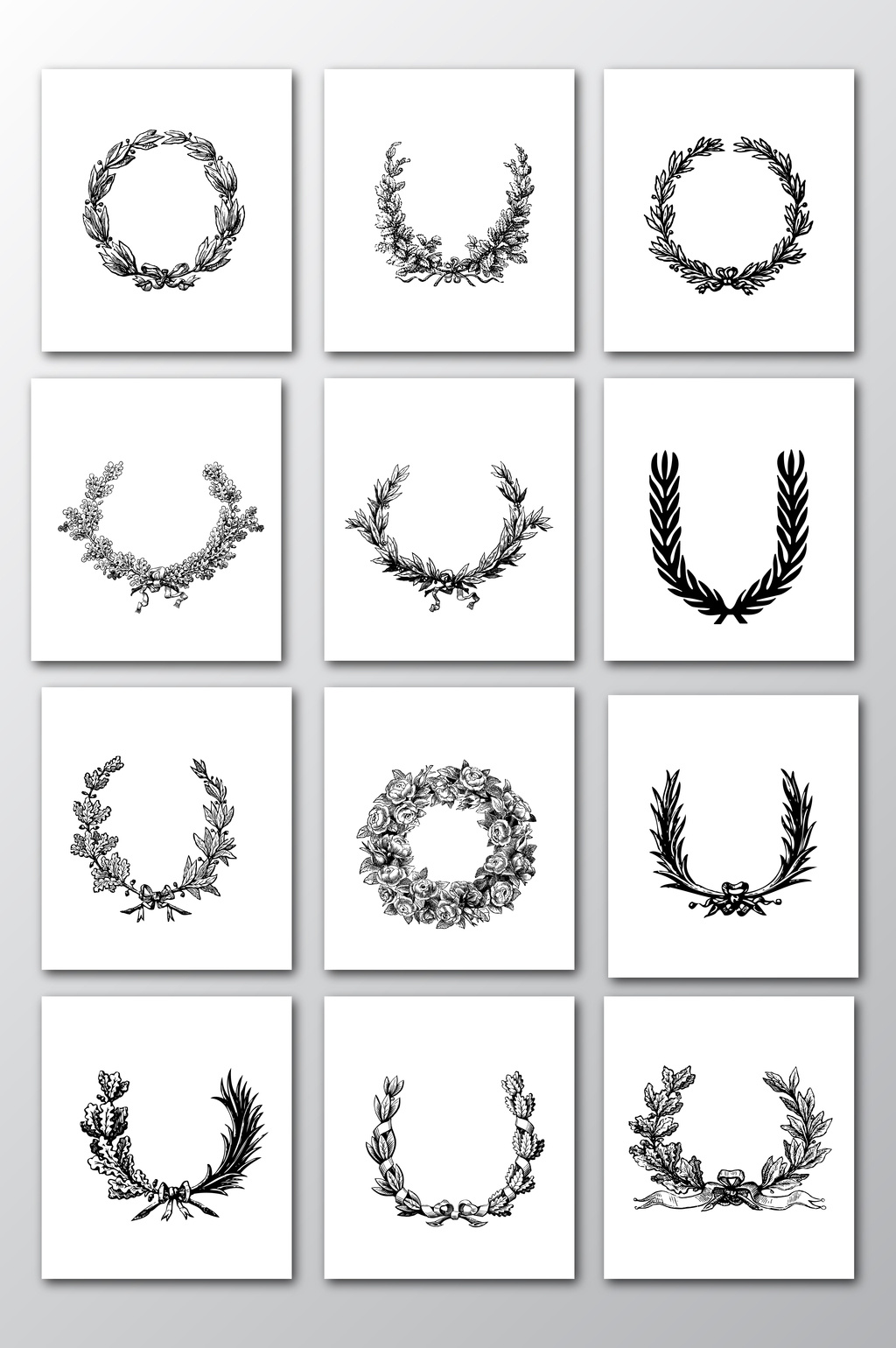 1024x1540 Sketch Garland Elements Material Free Download Pikbest - Garland Sketch