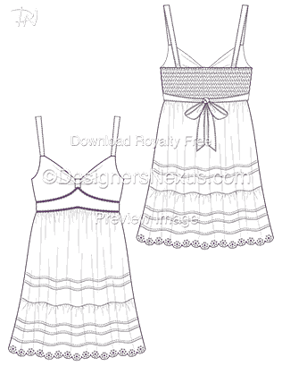 316x409 Fashion Technical Drawing Free Vector Fashion Flat Sketches - Garment Sketches