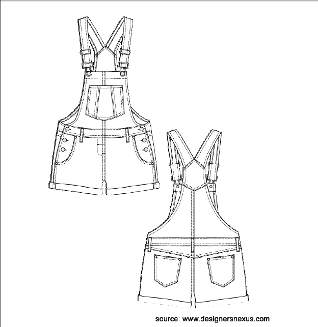 624x643 The Truth About Fashion Sketching Types, Time And Money - Garment Sketches