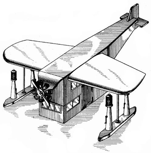 498x506 Airplane Gas Station Vintagraph Prints - Gas Station Sketch