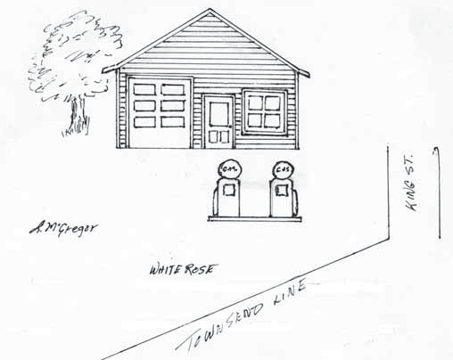 508x404 White Rose Gas Station Mcgregor Sketch - Gas Station Sketch