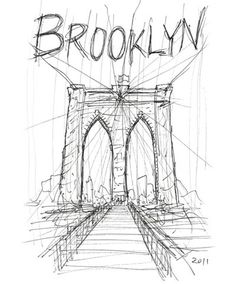 236x284 Golden Gate Bridge Drawing - Gate Sketch
