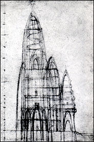 184x278 Gaudi Tower - Gaudi Sketches