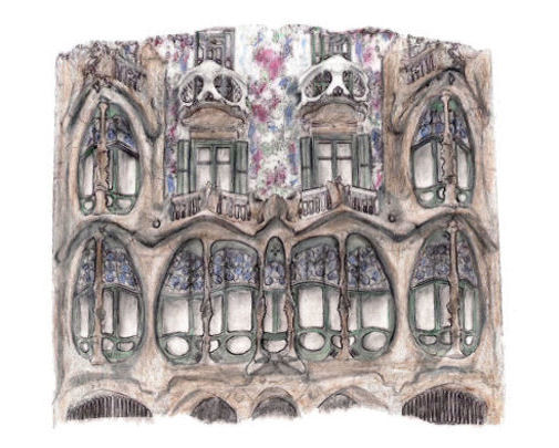 505x405 Antoni Gaudi And Charles Rennie Mackintosh Modernisme And Art - Gaudi Sketches