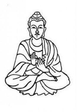 260x375 Gautam Buddha Clipart - Gautam Buddha Sketch