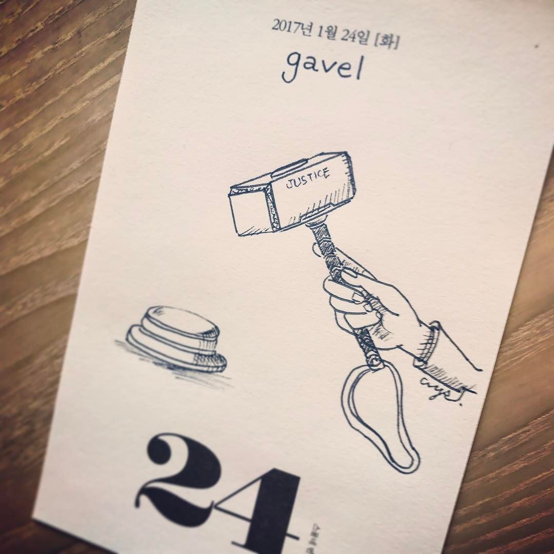 1080x1080 Gavel 20170124 - Gavel Sketch