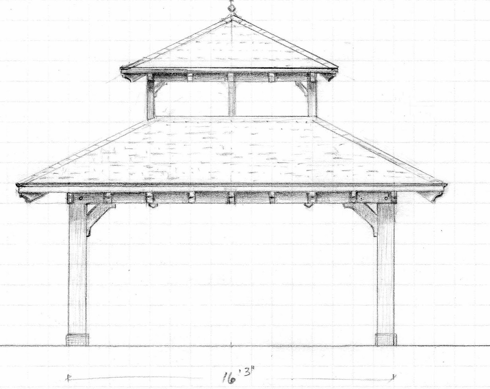 1600x1270 Golden Studios Gazebo - Gazebo Sketch