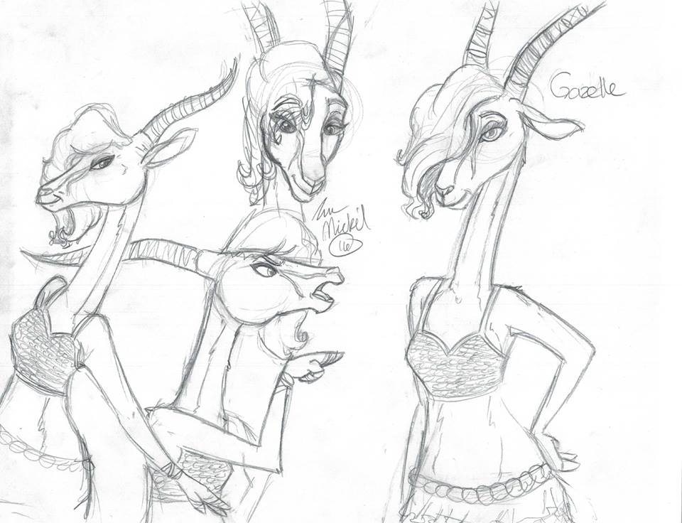 960x736 Gazelle Sketch Dump By Witchiamwill - Gazelle Sketch