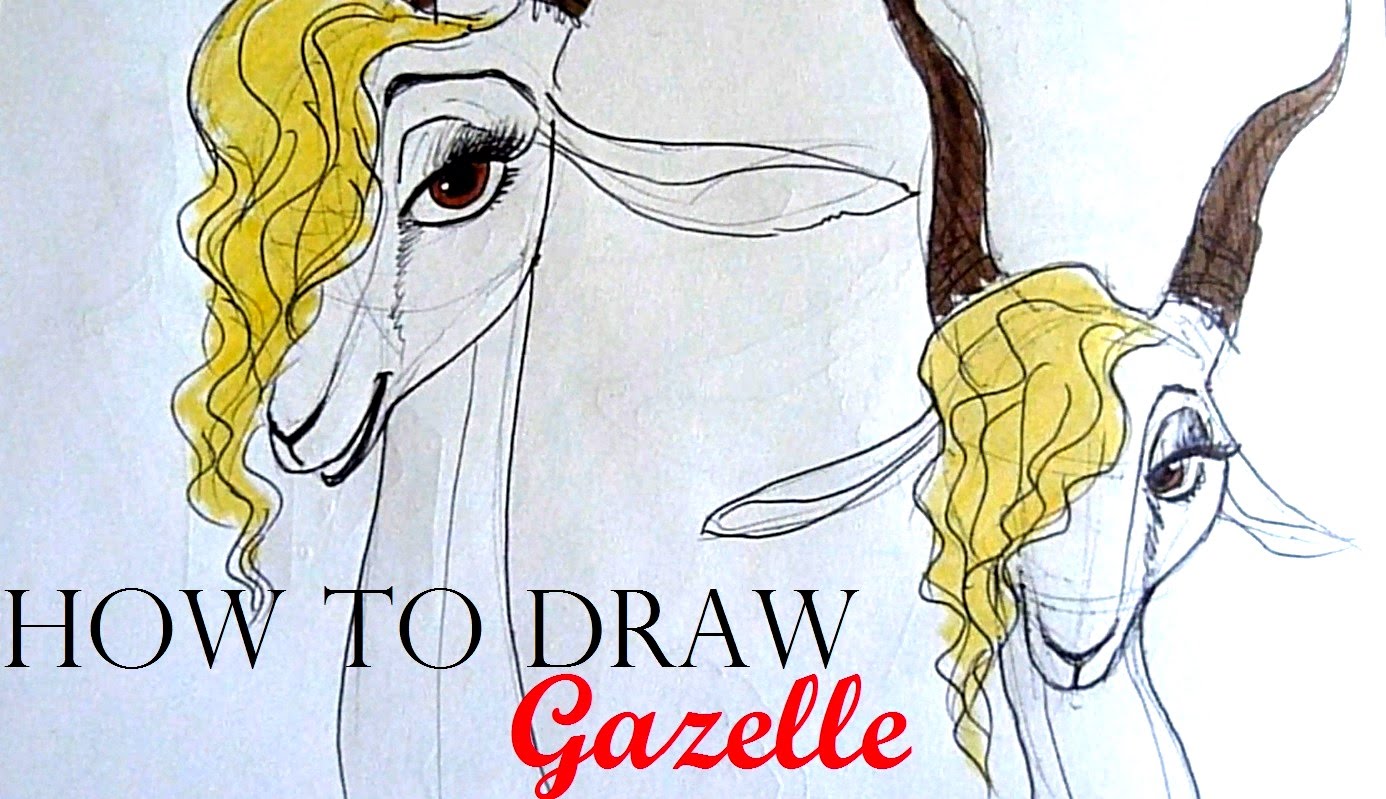 1386x799 Request] How To Draw Gazelle (Zootopia) - Gazelle Sketch