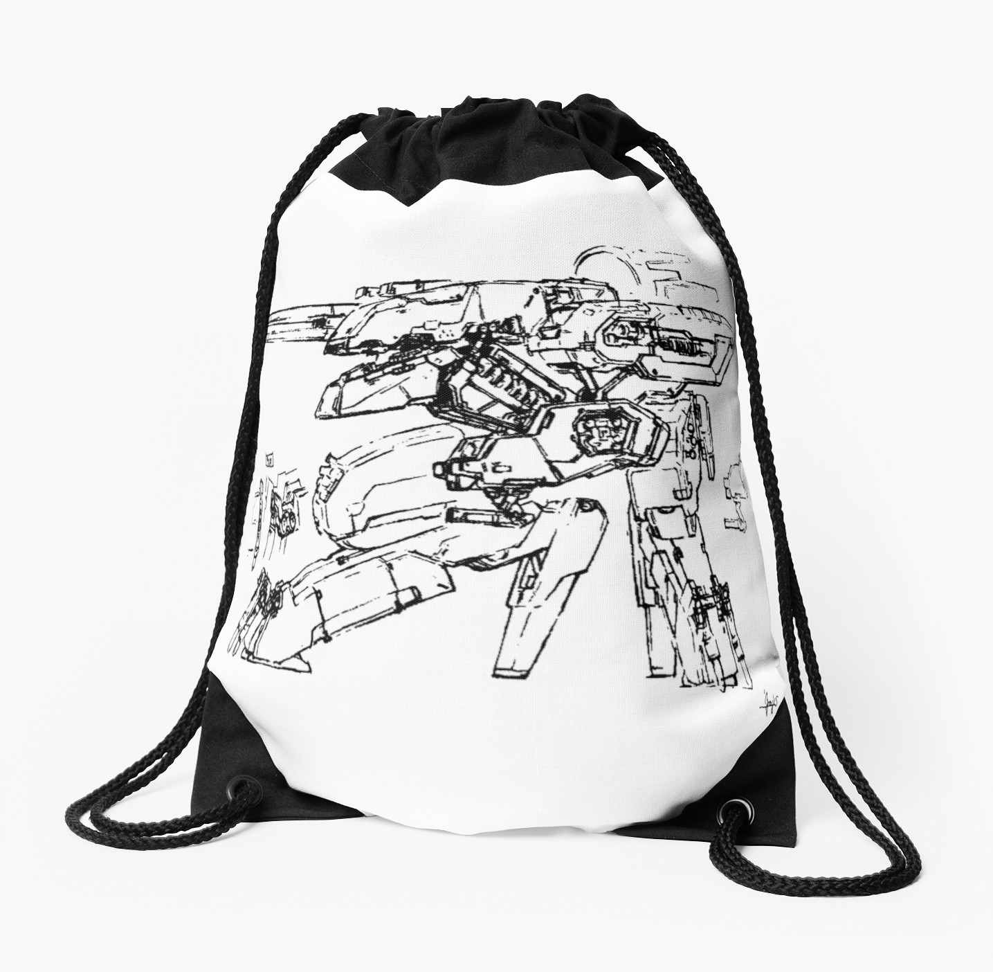 1435x1404 Metal Gear Solid - Gear Sketch