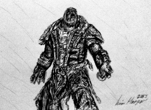 500x364 Liam Harper Media Arts Updates Gears Of War Art And A Minor - Gears Of War Sketches