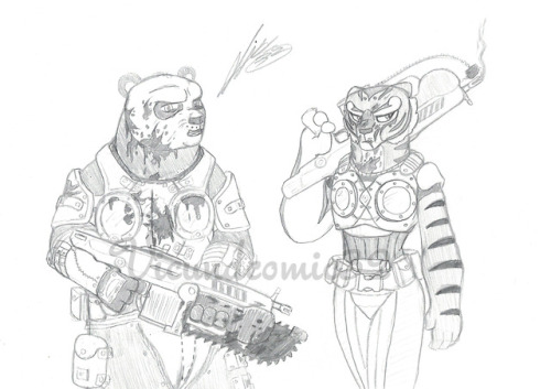 500x353 Gears Of War Fan Art Tumblr - Gears Of War Sketches