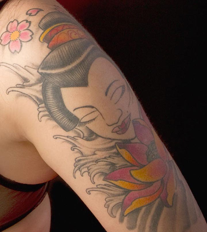 720x810 Top 10 Geisha Tattoo Designs - Geisha Tattoo Sketch