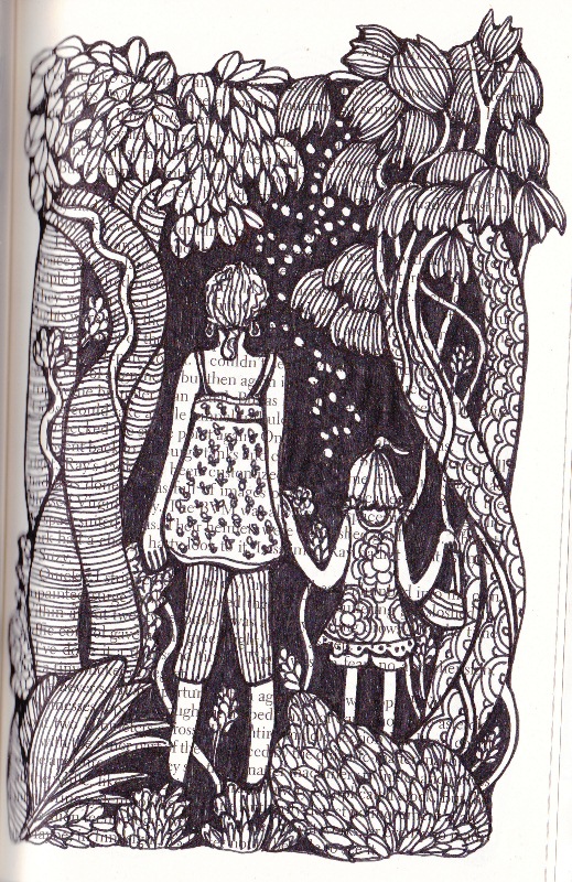 519x800 Mwg Sketches Black On White Sketchbook Gel Pen On Hardcover Novel - Gel Pen Sketches