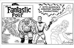 300x194 Fantastic Four 1 2018 Jack Kirby Hidden Gem 1store Sketch Bampw - Gem Sketch