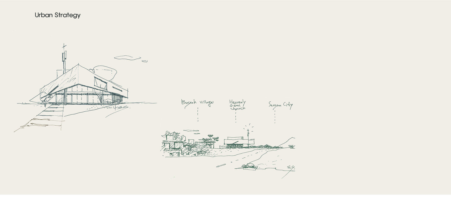 1582x746 Gallery Of Heavenly Gem Church Lee Eunseok + Atelier Koma - Gem Sketch