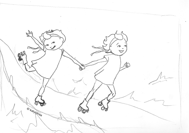 800x566 Katy Bloss Zodiac Gemini Pencil Sketch - Gemini Sketch