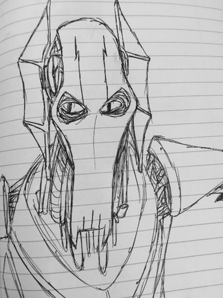 320x427 General Grievous Sketch - General Grievous Sketch