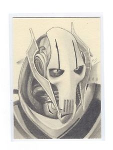 226x300 Star Wars Clone Wars Richard Salvucci Sketch Card Psc General - General Grievous Sketch