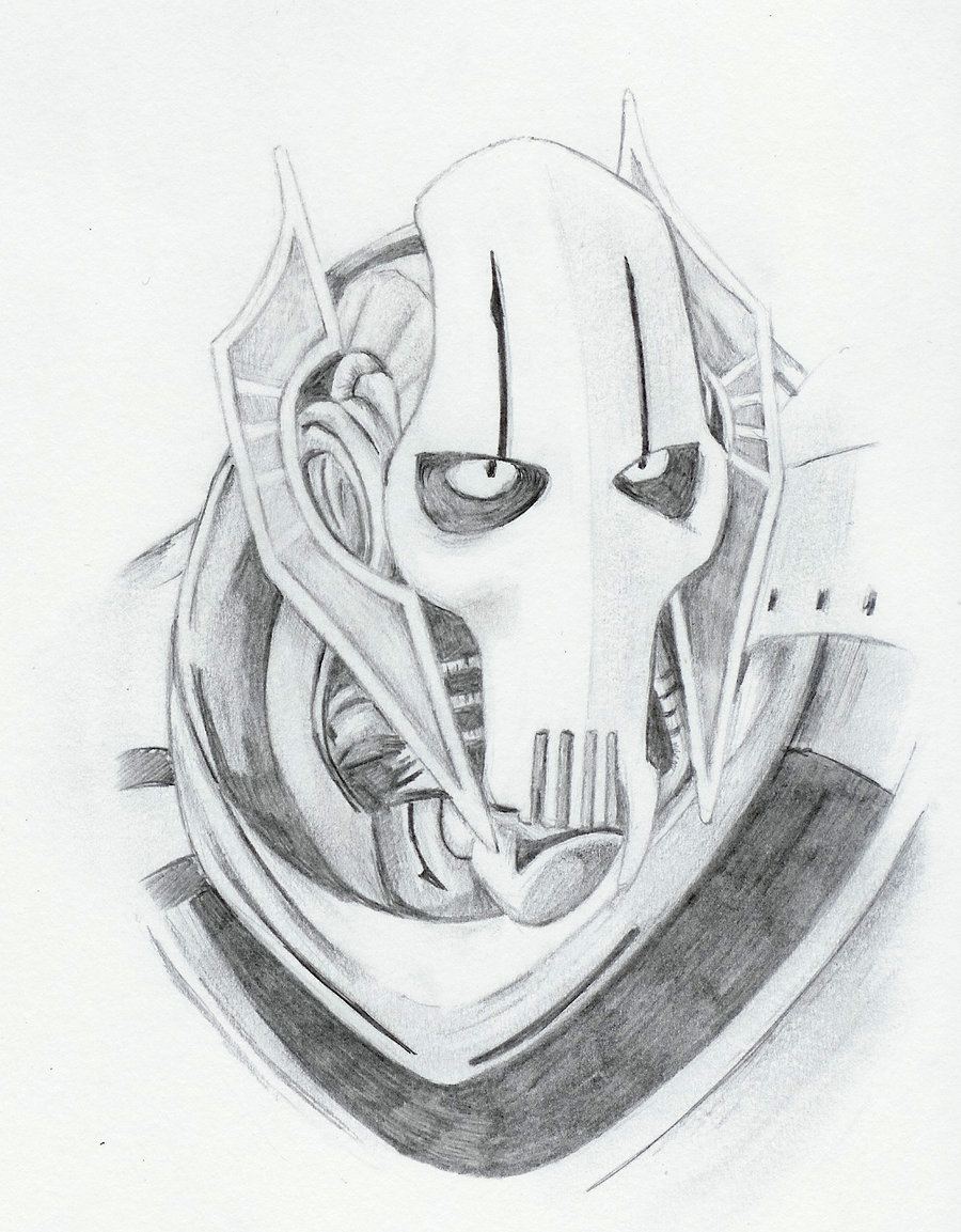 900x1153 General Grievous Sketch By Patvince - General Sketch