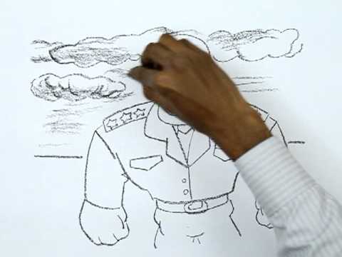 480x360 How To Draw A Military General - General Sketch