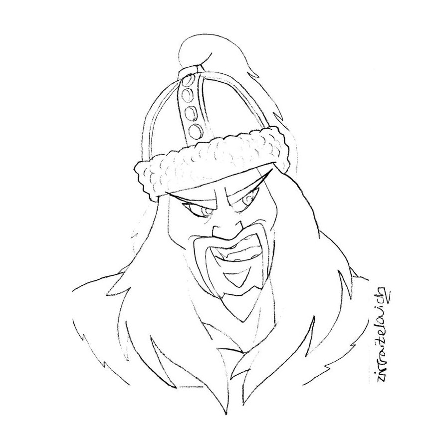 894x894 Genghis Khan (Sketch) By Creativ Ziv - Genghis Khan Sketch