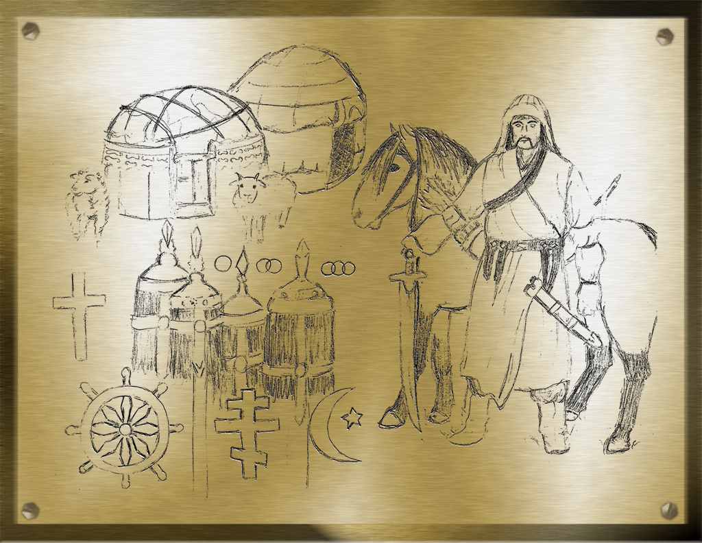 1024x792 Genghis Khan Visualizing Traditional China - Genghis Khan Sketch