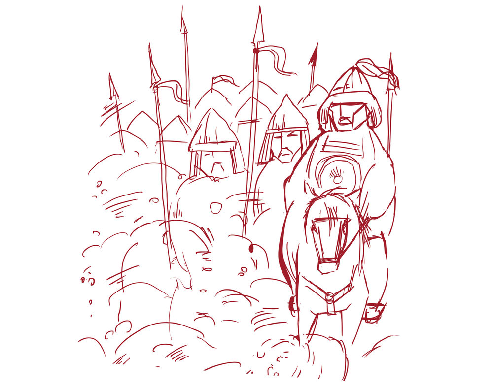 1000x792 Genghis Khan Erica Westerfield - Genghis Khan Sketch