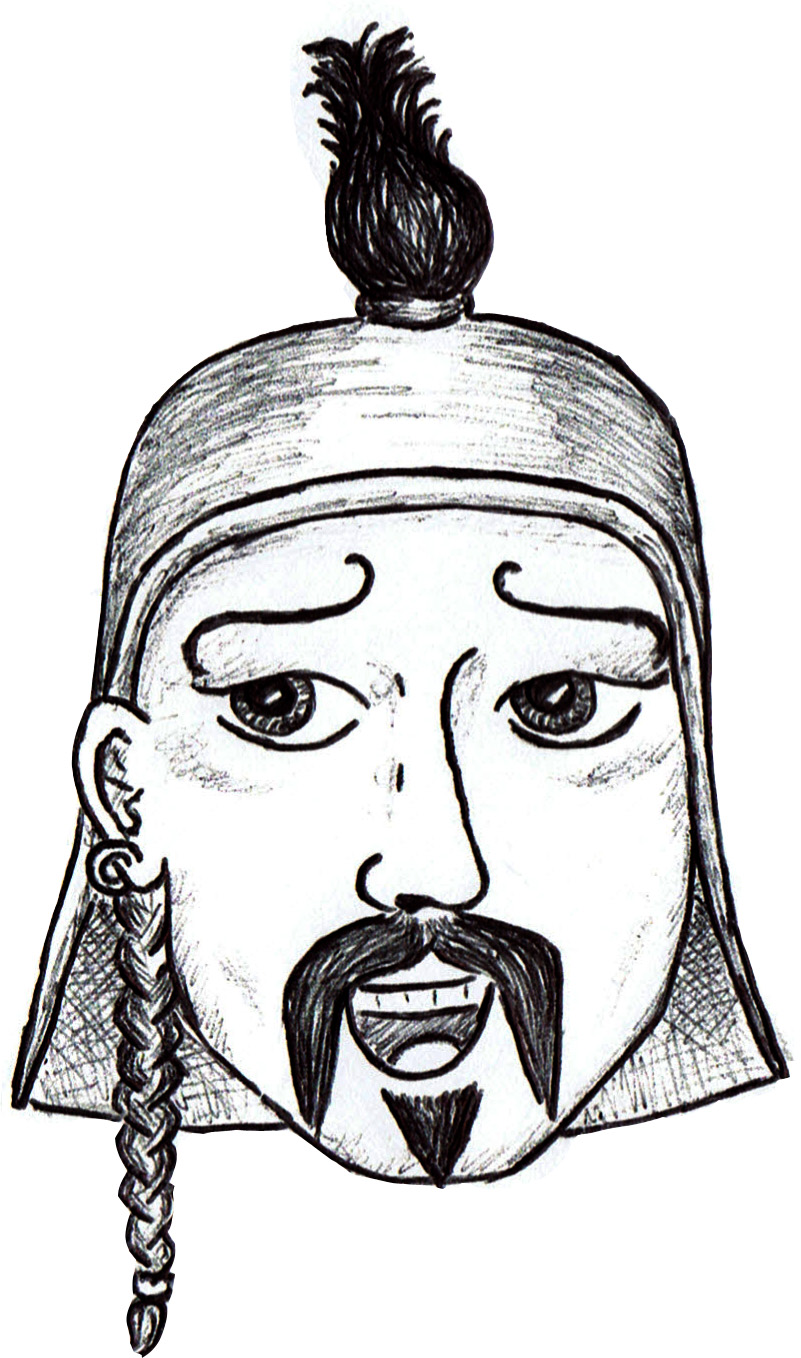 Genghis Khan Sketch at Explore collection of