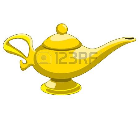 450x375 Genie Lamp Clipart Aladdin Sketch - Genie Lamp Sketch