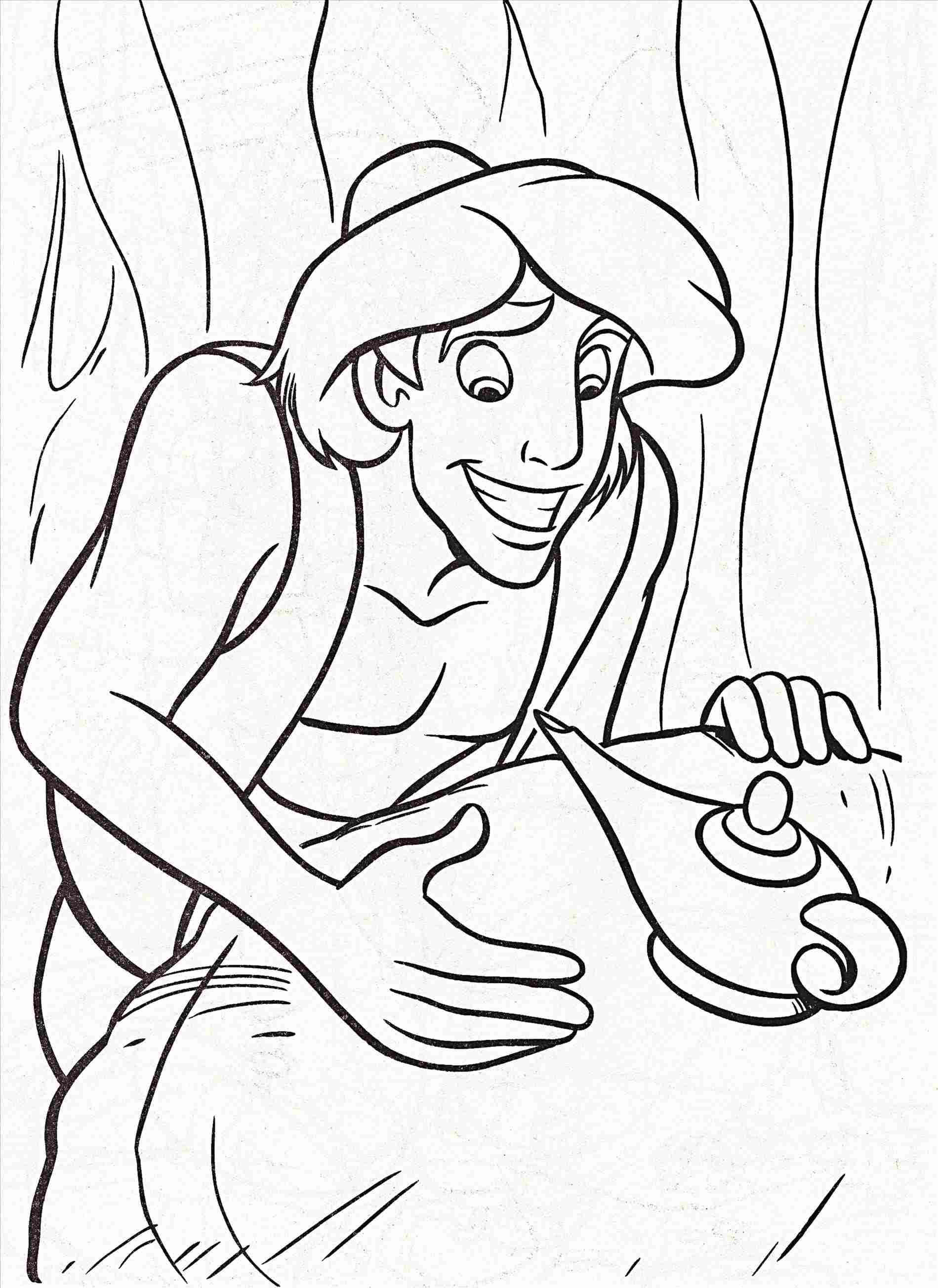 1899x2607 Aladdin Magic Lamp Drawing - Genie Lamp Sketch