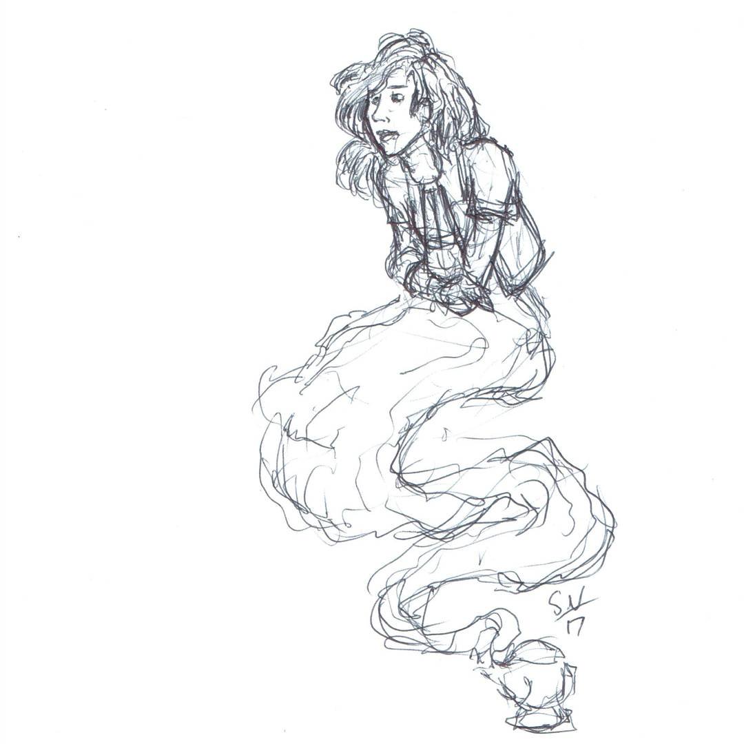1080x1080 Sean Northridge On Twitter Little Thoughtful Genie Doodle - Genie Sketch