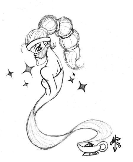 450x550 Aladdin Drawing, Pencil, Sketch, Colorful, Realistic Art Images - Genie Sketch