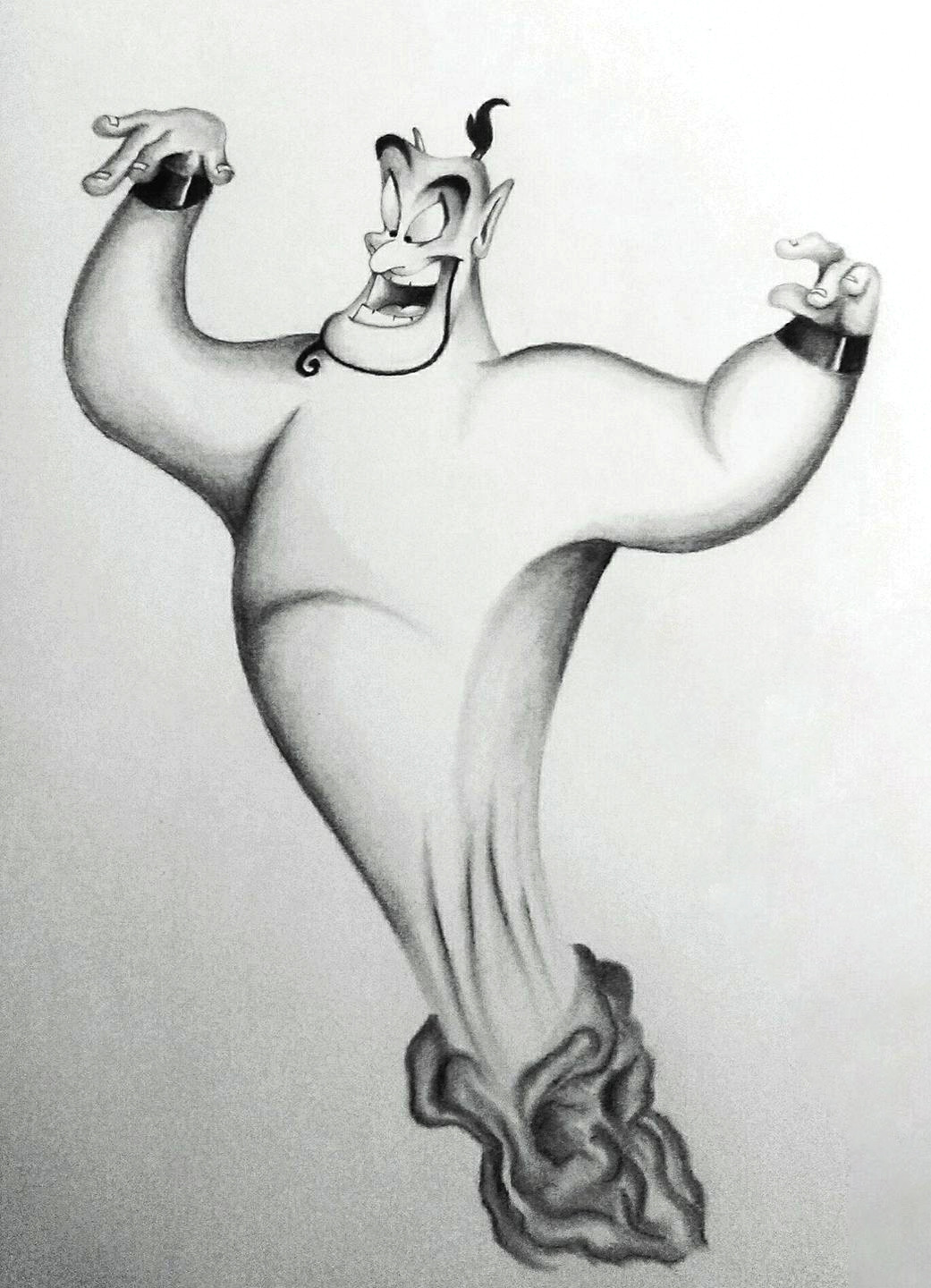 1041x1440 Artstation - Genie Sketch