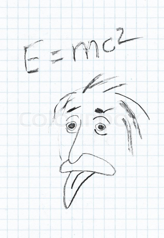 552x800 The Genius Albert Einstein Show Tongue. Sketch On Sheet In Cell - Genius Sketch