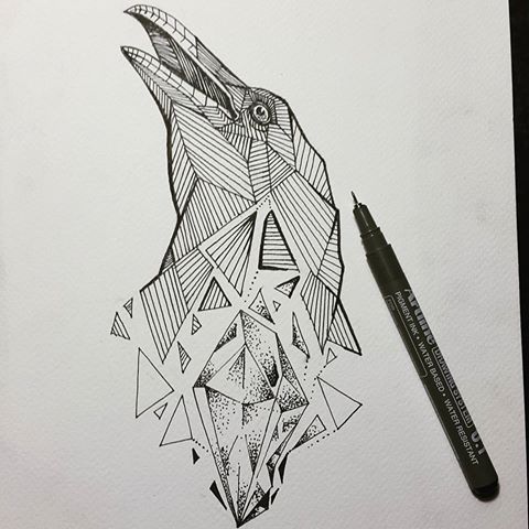 geometric pen art