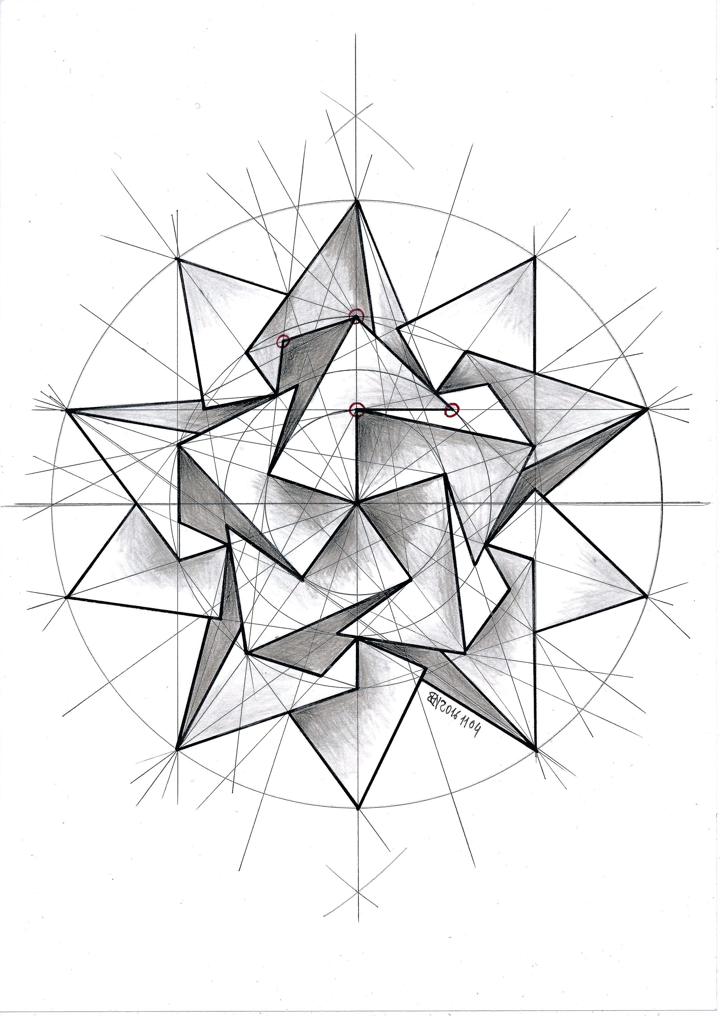 2480x3500 Polyhedra - Geometric Sketches