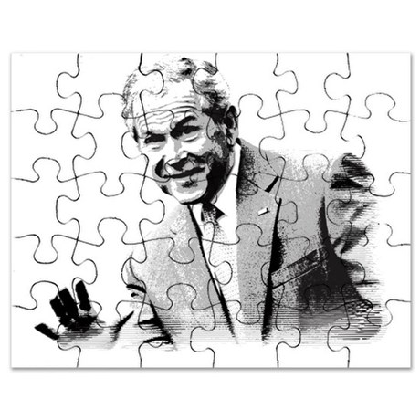 460x460 President George. W. Bush Sketch Puzzle By Admin Cp18264108 - George Bush Sketch
