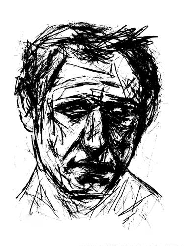 375x502 Sketch Of George W Bush Drawings For Sale Saatchi Art - George Bush Sketch
