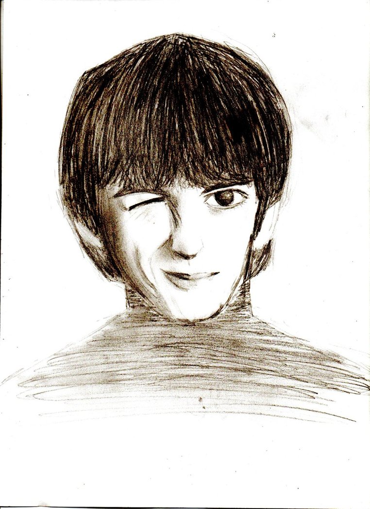 762x1048 George Harrison Sketch 2 By Cutekana - George Harrison Sketch