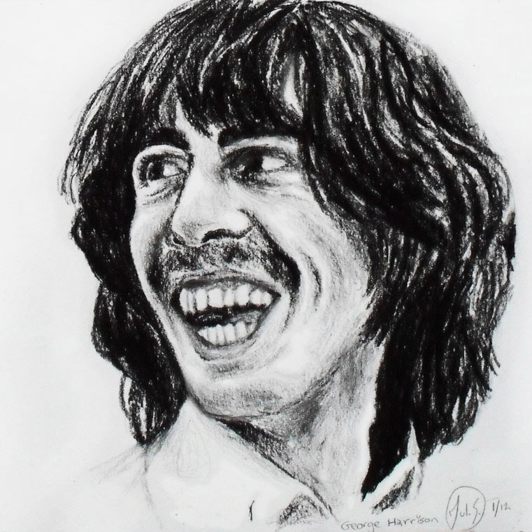 761x760 George Harrison Julia Schmuck - George Harrison Sketch