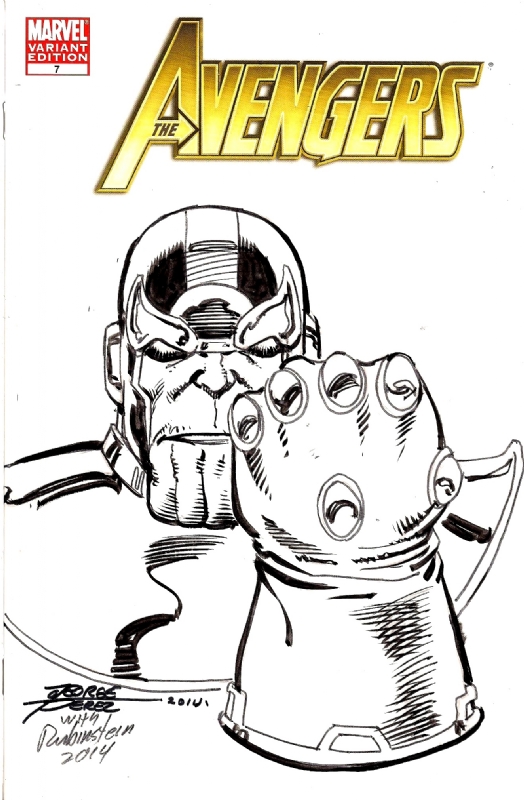 524x800 Avengers - George Perez Sketch