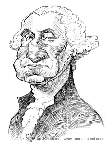 450x615 Richmond Illustration Inc. - George Washington Sketch